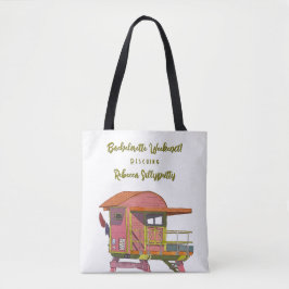 Pink Lifeguard Vibes Bachelorette Wochenende Tasche
