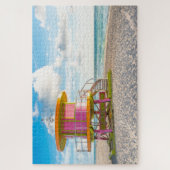 Pink Lifegustation Miami Beach Florida USA Puzzle (Vertikal)