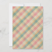 Pink Light Blue Feminine Galentine Tea Party Einladung (Rückseite)