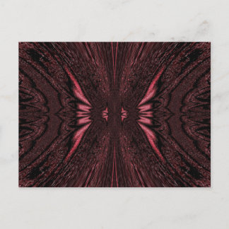 Pink Light Butterfly Postkarte