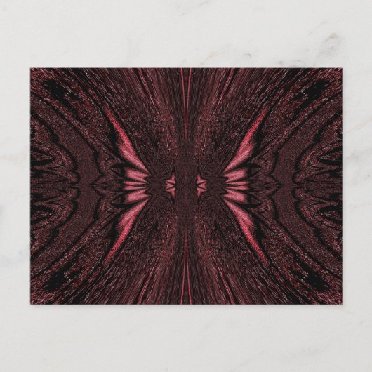 Pink Light Butterfly Postkarte (Vorderseite)