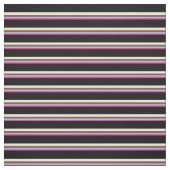 Pink, Light Sky Blue, Brown, Minze Cream & Black Stoff (Muster)