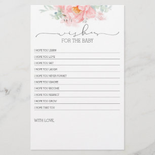 Pink Light Soft Blume Baby Duschgame