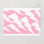 Pink Lightning Bolt Postkarte (Vorderseite)