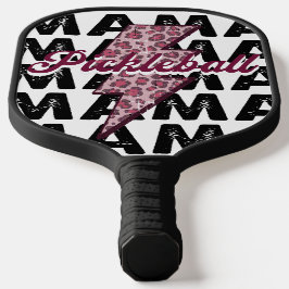 Pink Lightning Mama Personalisiert Pickleball Schläger