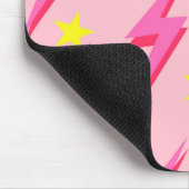 Pink Lightning Mouse Pad für trendige Schreibtisch Mousepad (Ecke)
