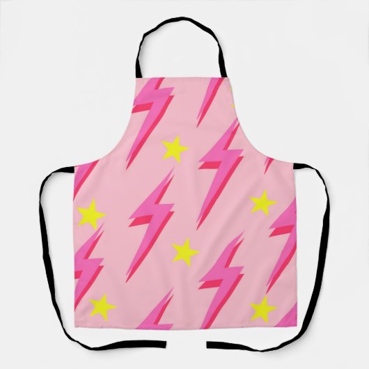 Pink Lightning Schürze für Küchenstil (Vorderseite)