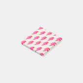 Pink Lightning Stilvolle Back-to-School Stationery Post-it Klebezettel (angewinkelt)