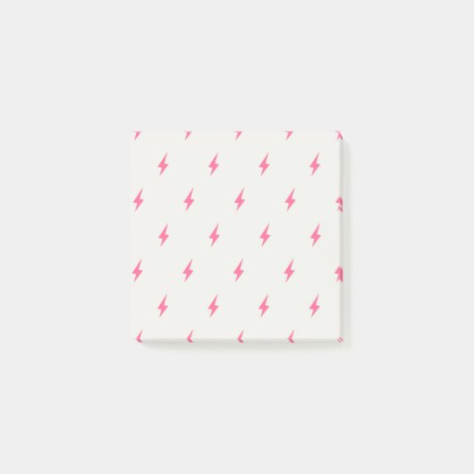 Pink Lightning Stilvolle Back-to-School Stationery Post-it Klebezettel (Vorderseite)