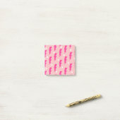Pink Lightning Stilvolle Back-to-School Stationery Post-it Klebezettel (Auf Schreibtisch)