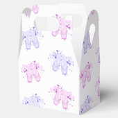 Pink & Lila Ballet Geburtstagsschuhe Geschenkschachtel (Geöffnet)