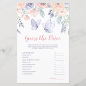 Pink Lila Bläserschmetterling Raten Sie das Preiss (Vorderseite)