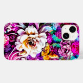 Pink Lila Blue Aquamarin White Garden Blume Fantas Case-Mate iPhone Hülle