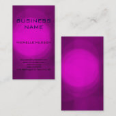 Pink Lila Blue Consultant-Visitenkarte Visitenkarte (Vorne/Hinten)