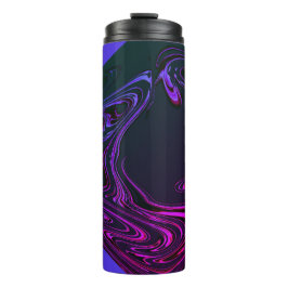 Pink Lila Blue Thermal Tumbler Thermosbecher