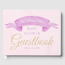 Pink & Lila Butterfly Baby Showbook
