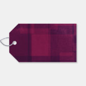 Pink Lila Chalk Weihnachtsgeschenk Tag Geschenkanhänger (Rückseite Horizontal)