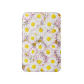 Pink Lila Daisy Blume Pattern Badematte (Vorderseite Vertikal)