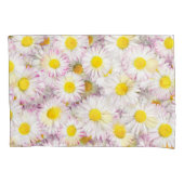 Pink Lila Daisy Blume Pattern Kissenbezug (Vorderseite-Links)