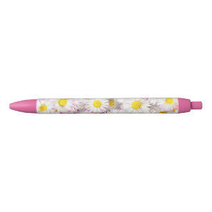 Pink Lila Daisy Blume Pattern Kugelschreiber