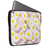 Pink Lila Daisy Blume Pattern Laptopschutzhülle (Vorne Rechts)