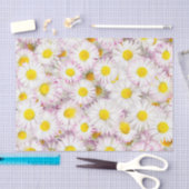 Pink Lila Daisy Blume Pattern Seidenpapier (Handwerk)