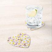 Pink Lila Daisy Blume Pattern Untersetzer (Vor Ort)