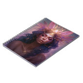 Pink Lila Fairy Queen Fantasy Art Notizblock (Linke Seite)