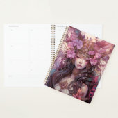 Pink Lila Fairy Queen Fantasy Art Planner Planer (Anzeige)