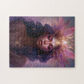 Pink Lila Fairy Queen Fantasy Art Puzzle (Horizontal)