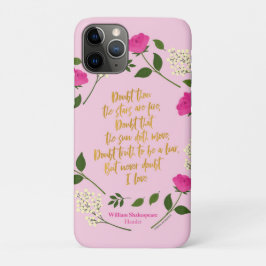 Pink Lila Floral William Shakespeare Case-Mate iPhone Hülle