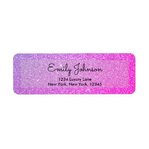 Pink lila Glitter und Funkeln