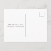 Pink Lila Gold Gitter Jeweled Tiara Quinceañera Postkarte (Rückseite)