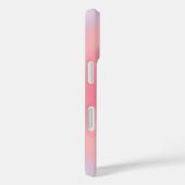 Pink Lila Gradient Herz Minimaler Skriptname Case-Mate iPhone Hülle (Rückseite / Rechts)