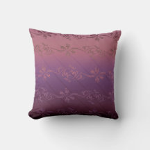 Pink Lila Gradient Streifen Blumenmuster