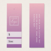 Pink lila Gradientenwert Haken (Vorne & Hinten)