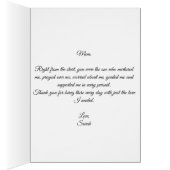 Pink Lila Grau-Blumenmütter Tageskarte (Innen (Rechts))