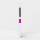 Pink Lila Hummingbird Monogramm Name Case-Mate iPhone Hülle (Hinten/Links)