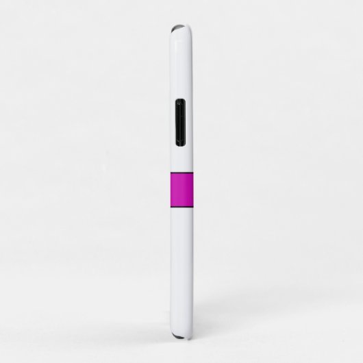 Pink Lila Hummingbird Monogramm Name Case-Mate iPhone Hülle (Hinten/Rechts)