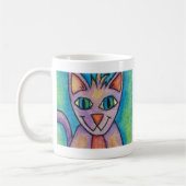 Pink Lila Kitty Cat Kaffeetasse (Links)