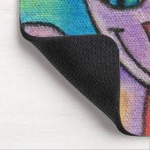 Pink Lila Kitty Cat Mousepad (Ecke)