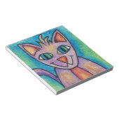Pink Lila Kitty Cat Notizblock (angewinkelt)