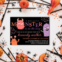 Pink Lila Kleines Monster Halloween Kinderdusche