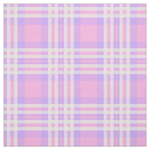 Pink Lila Lavender Kariert Gingham Karo Girl Stoff