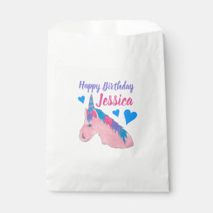 Pink Lila Magical Horse Unicorn Geburtstagsparty Geschenktütchen