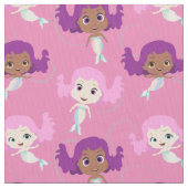 Pink Lila Mermaid Muster Stoff (Nahaufnahme)