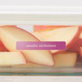 Pink Lila Pastell Ombre Gradient Wasserdicht Etiketten (Befestigt)