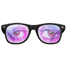 Pink Lila Purim Augen