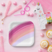 Pink Lila Rainbow Birthday Paper Teller (Party)