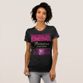 PINK LILA SCHWARZKAMASK T-Shirt (Vorne ganz)